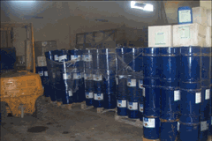 Magasin de stockage des pesticides